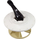 Lid Assy, Praher ABS Top/Side Mount Valve, 3", w/Gasket, Wht : 130711 - Praher Canada Ltd - 130711 - PartsForSpas.com