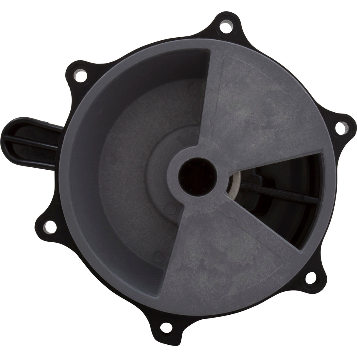 Lid Assy, Praher ABS Top/Side Mount Valves, 1-1/2", Blk, 60gpm : E-50-S1B - Praher Canada Ltd - E-50-S1B - PartsForSpas.com