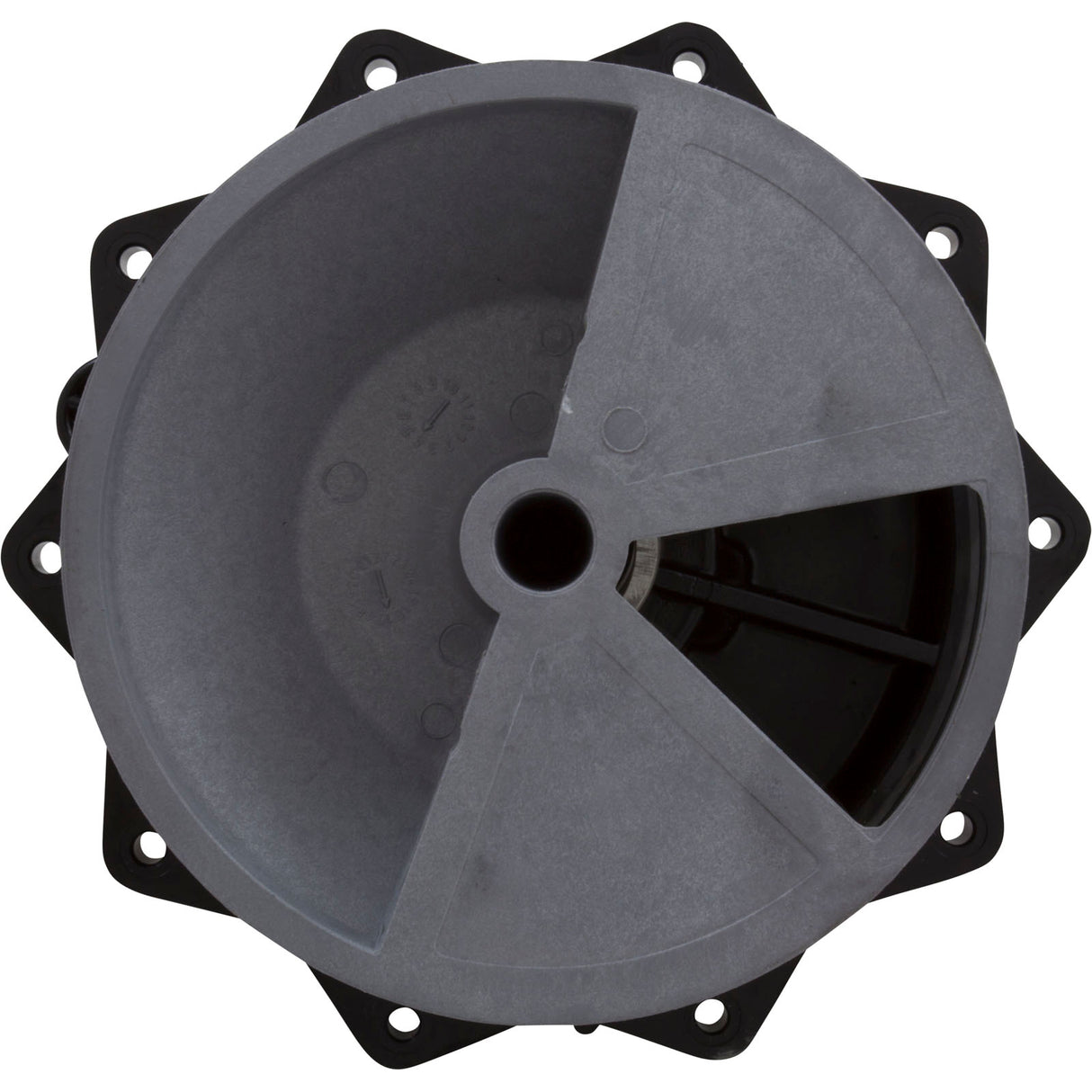 Lid Assembly, Praher ABS Top/Side Mount Valves, 2", Blk, 125gpm : E-50-S2B - Praher Canada Ltd - E-50-S2B - PartsForSpas.com