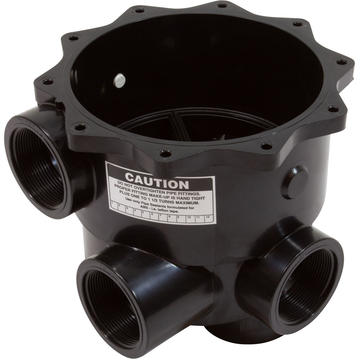 Body Assembly, Praher SM-20-AO Valve, 2", Black : E-55-S2B - Praher Canada Ltd - E-55-S2B - PartsForSpas.com