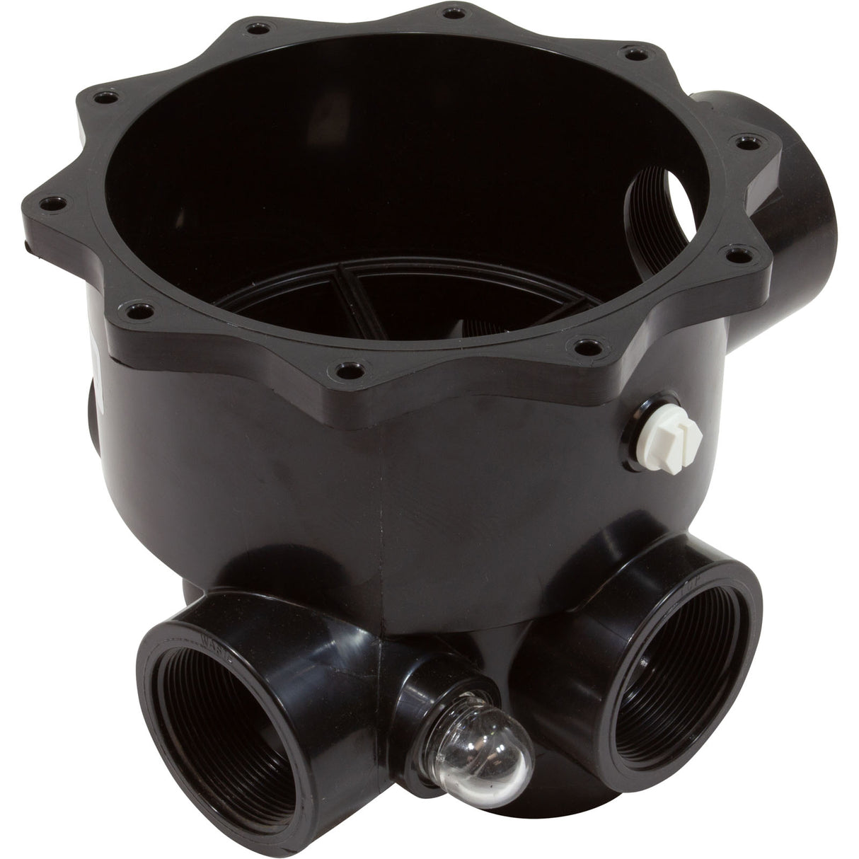 Body Assembly, Praher SM-20-AO Valve, 2", Black : E-55-S2B - Praher Canada Ltd - E-55-S2B - PartsForSpas.com