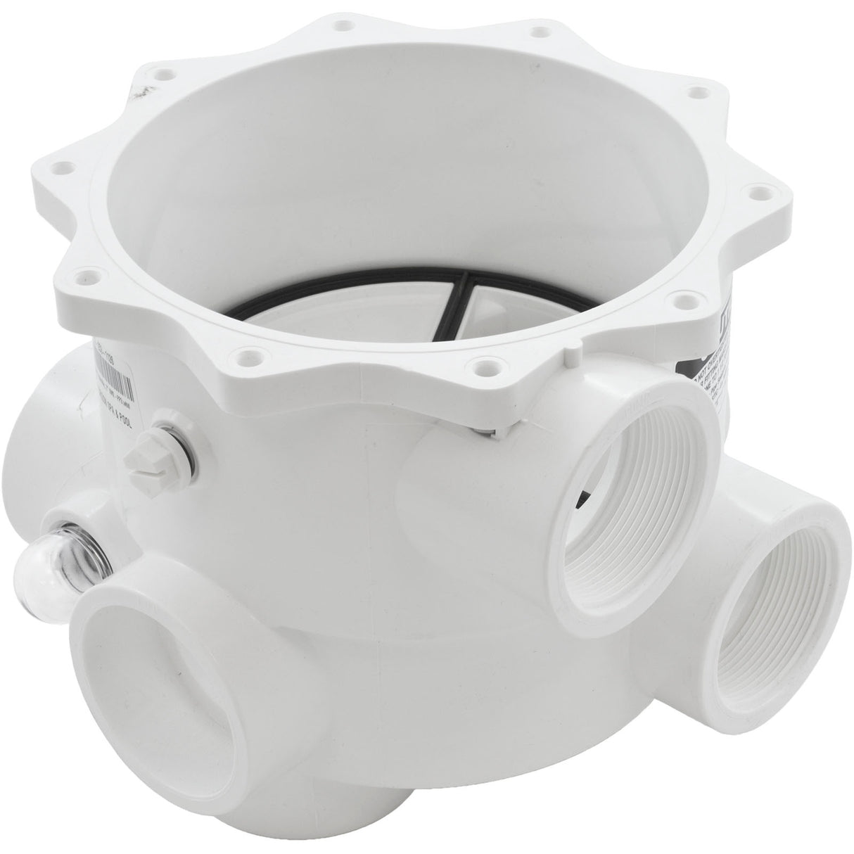 Body Assembly, Praher SM2-PP3 Valve, 2", White : E-55-S2PP3 - Praher Canada Ltd - E-55-S2PP3 - PartsForSpas.com
