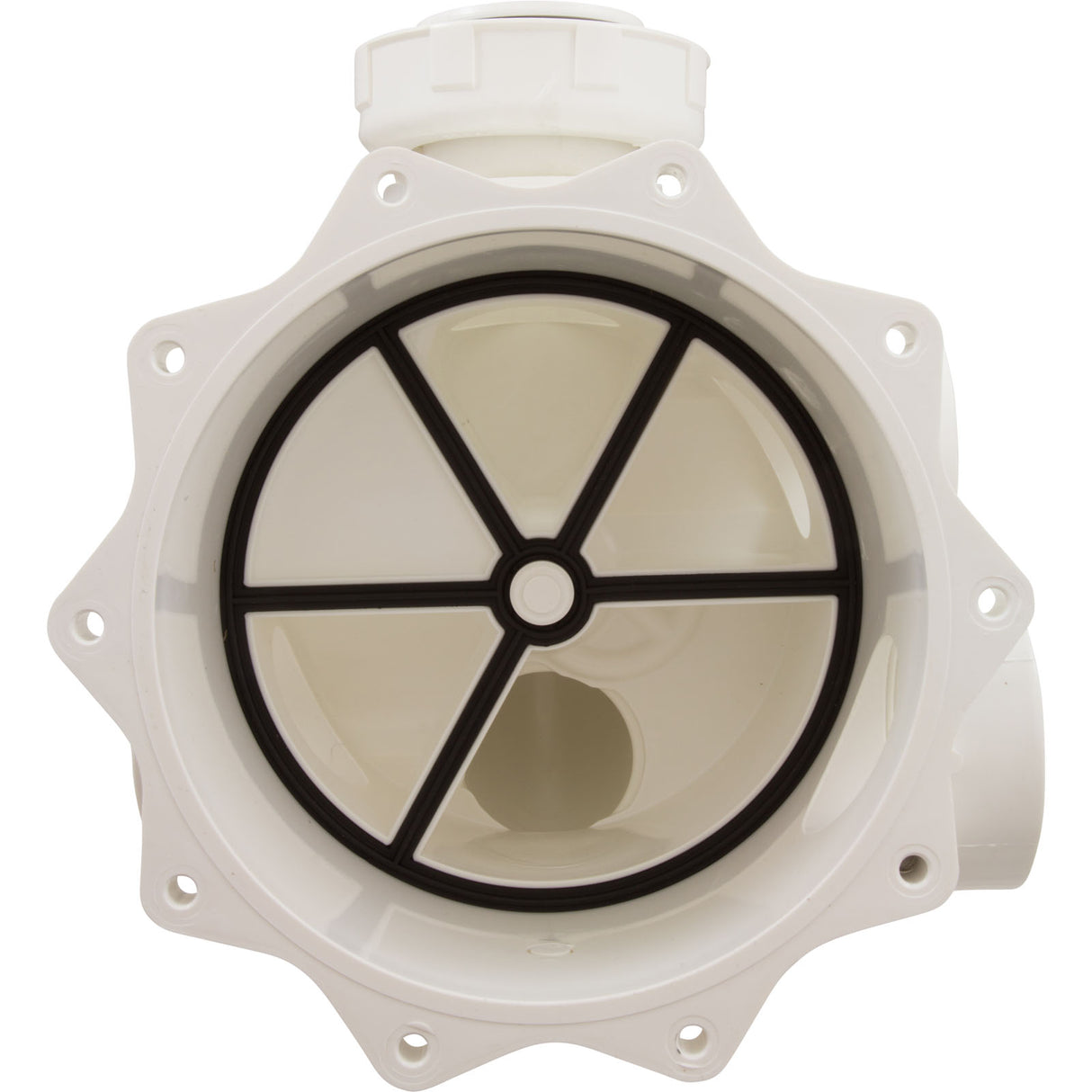 Body Assembly, Praher SM2-PP2 Valve, 2", White : E-55-S2PP2 - Praher Canada Ltd - E-55-S2PP2 - PartsForSpas.com