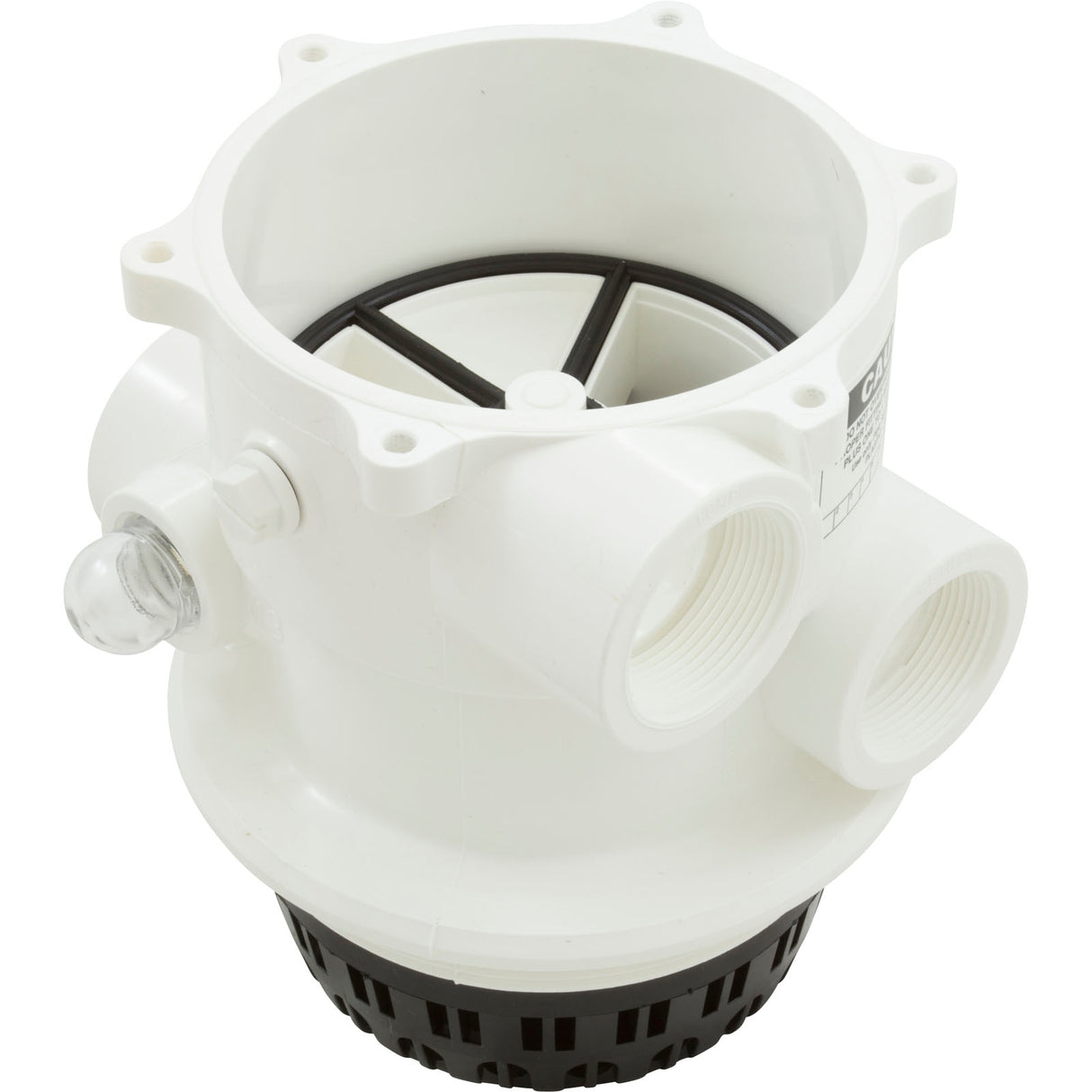 Body Assembly, Praher TM-12-A Valve, 1-1/2", White : E55-T12A - Praher Canada Ltd - E55-T12A - PartsForSpas.com