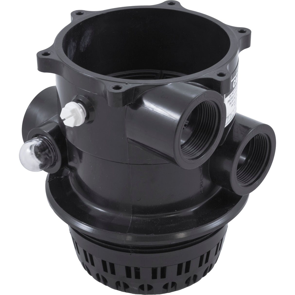 Body Assembly, Praher TM-12-B Valve, 1-1/2", Black : E55-T12B - Praher Canada Ltd - E55-T12B - PartsForSpas.com