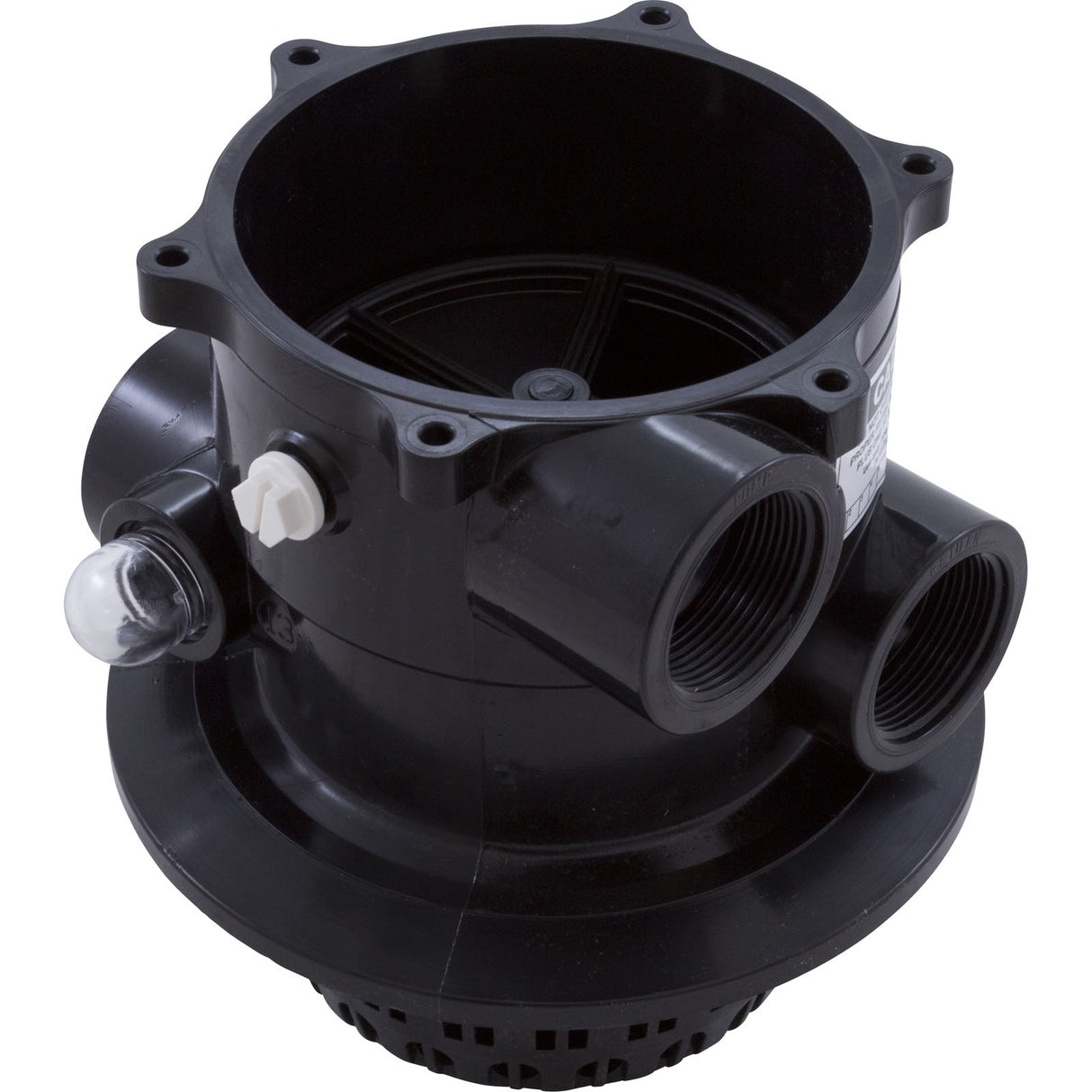 Body Assembly, Praher TM-12-L Valve, 1-1/2", Black : E55-T12L - Praher Canada Ltd - E55-T12L - PartsForSpas.com