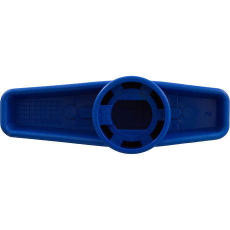 Handle, Praher, 2" Ball Valve, Blue : SU-200-1B - Praher - SU-200-1B - PartsForSpas.com