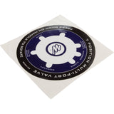 Decal, Waterway, 1-1/2" Top Mount Valve : 808-0043 - Waterway Plastics - 808-0043 - PartsForSpas.com