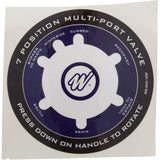 Decal, Waterway, 1-1/2" Top Mount Valve : 808-0043 - Waterway Plastics - 808-0043 - PartsForSpas.com