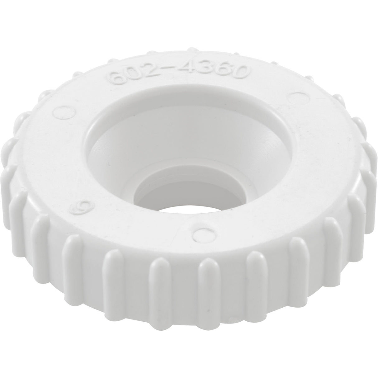 Cap, Waterway Single Port On/Off Valve, White : 602-4360 - Waterway Plastics - 806105104762 - PartsForSpas.com