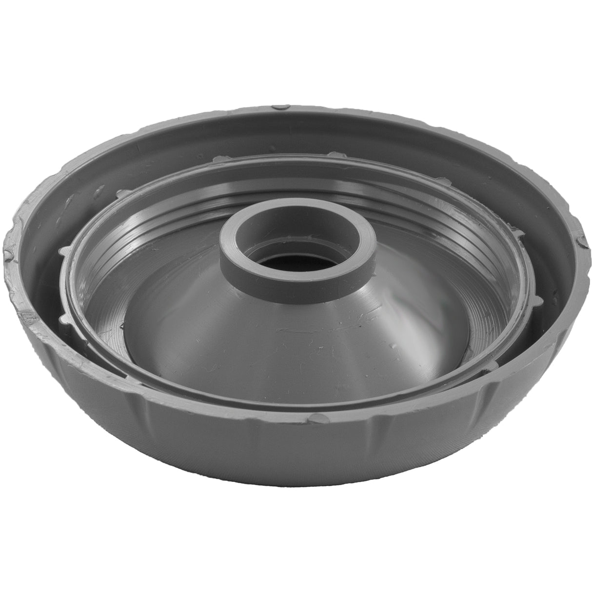 Cap, Waterway Top Access Diverter Valve, 2", Notched, Gray : 602-3557 - Waterway Plastics - 806105104212 - PartsForSpas.com