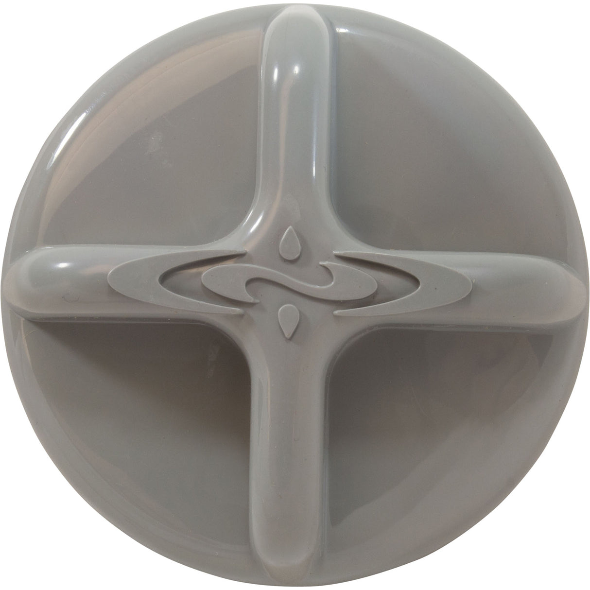 Knob, Dimension One Selector Valve, Skirted, Gray : 7000-102 - Dimension One - 7000-102 - PartsForSpas.com