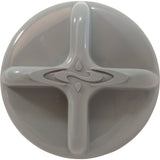 Knob, Dimension One Selector Valve, Skirted, Gray : 7000-102 - Dimension One - 7000-102 - PartsForSpas.com