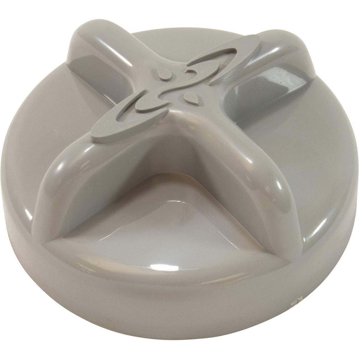 Knob, Dimension One Selector Valve, Skirted, Gray : 7000-102 - Dimension One - 7000-102 - PartsForSpas.com