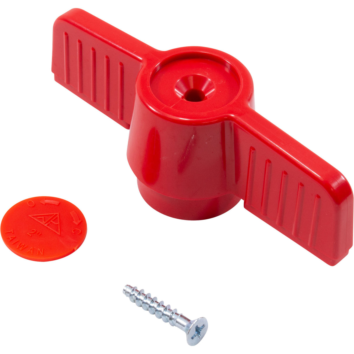 Replacement Handle, 2" HMIP Ball Valve, Red : HMIP200HANDLE - Generic - 642026002691 - PartsForSpas.com