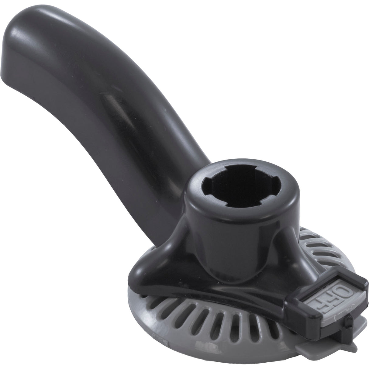 Handle, CMP Hydroseal Diverter Valve, Black with Gray Dial : 25913-204-300 - Custom Molded Products - 25913-204-300 - PartsForSpas.com