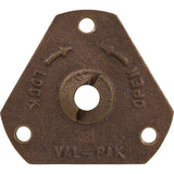 Piston Cap, Anthony Push/Pull Valve, 2", Brass : V34-153 - Val-Pak - 811636022140 - PartsForSpas.com