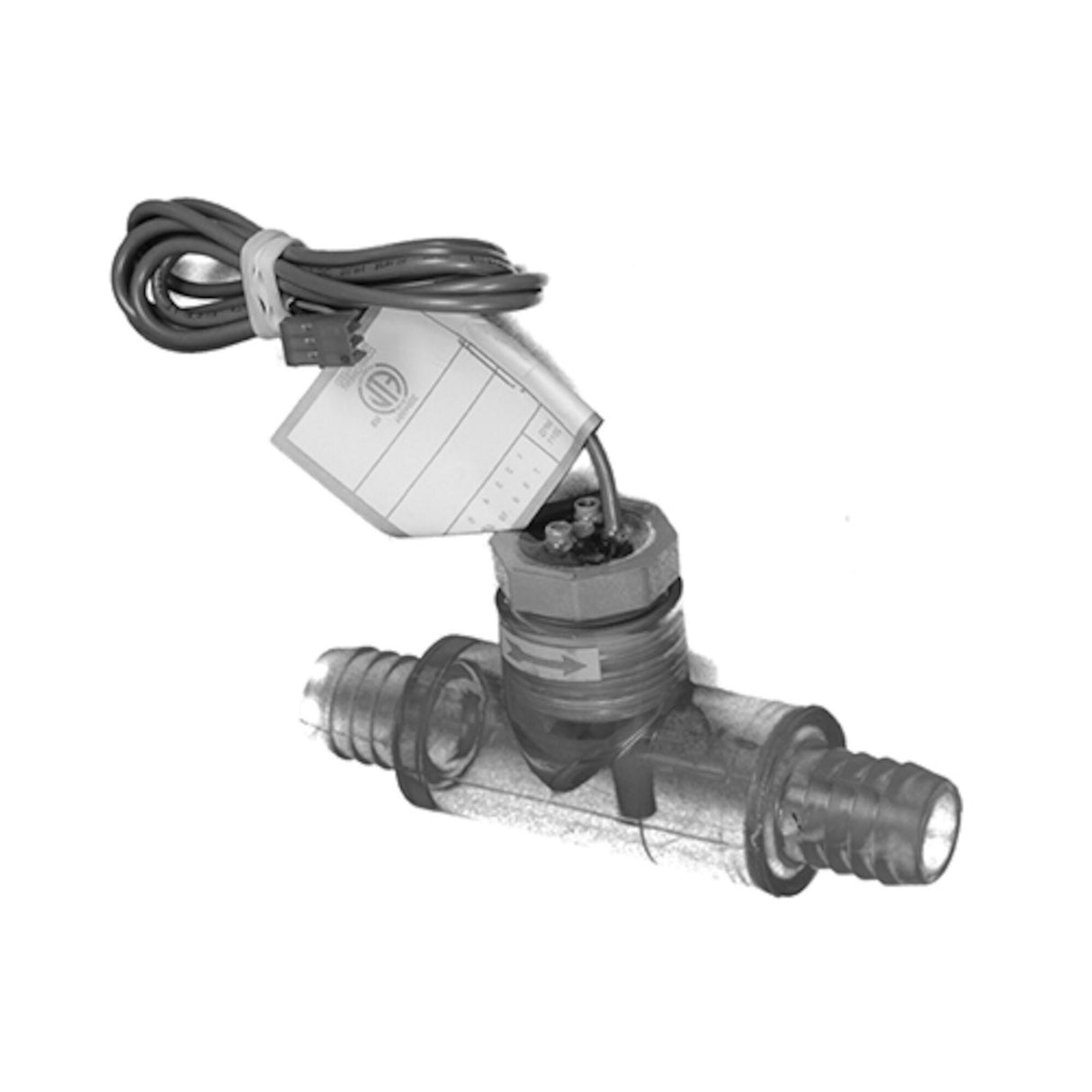 Flow Switch, Harwil, 1/2" MPT, Factory Set For LA Spas, 3 pin MTA connector, two wires. : Q12DSCSLA