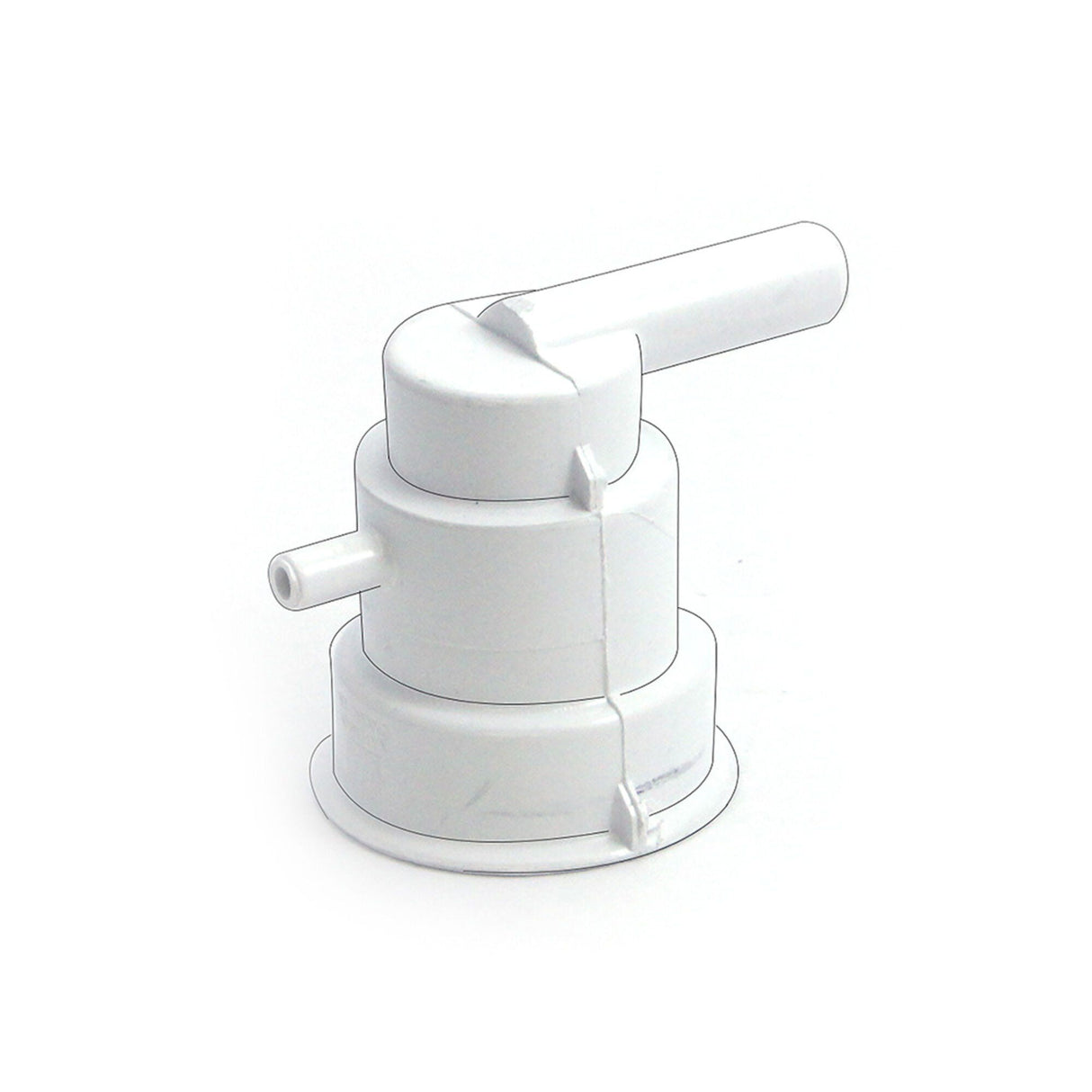 Jet Body,WATERW,Poly,3/8"SB Air x 3/4"SB Water : 211-5870