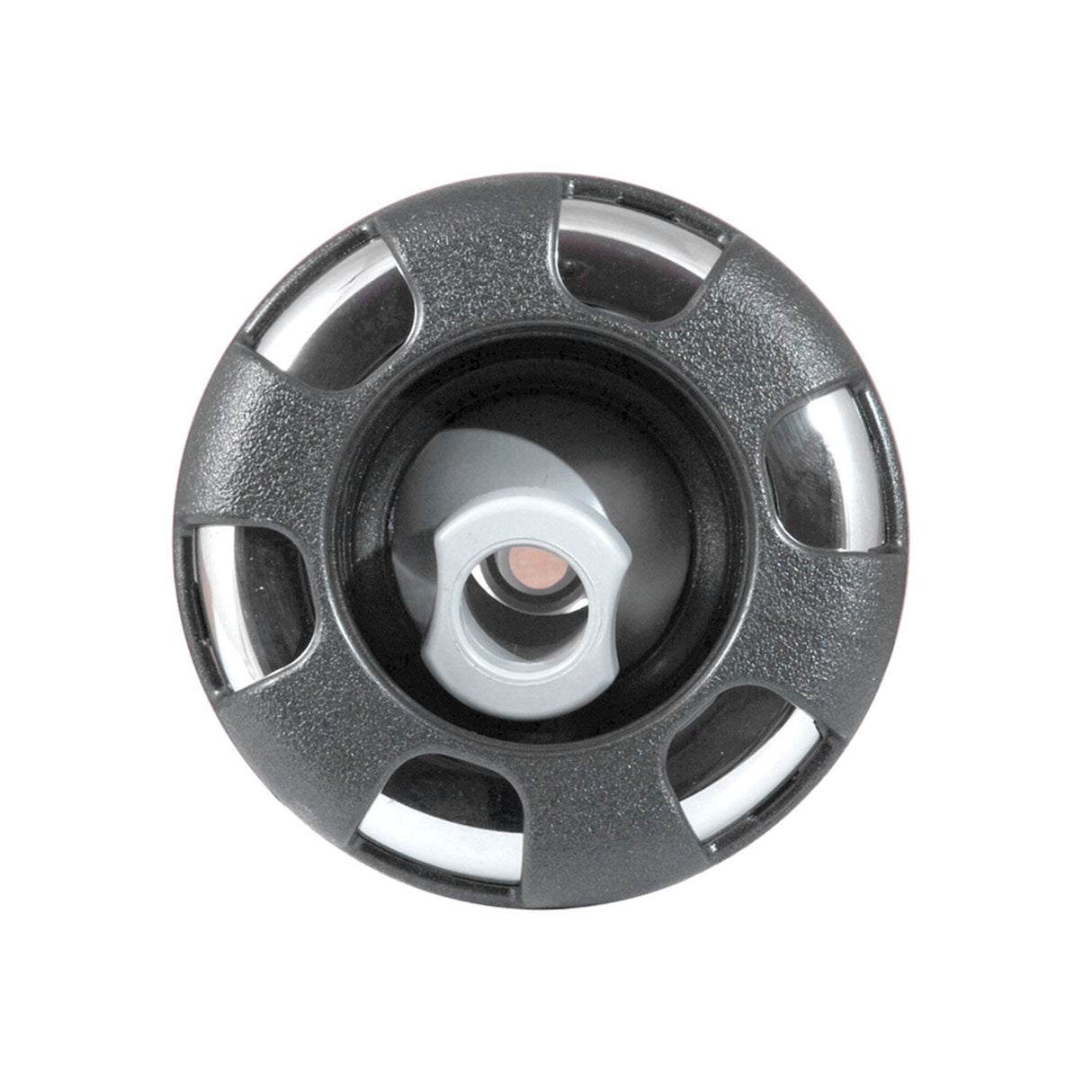 Jet Internal, Waterway Poly Storm, Directional, 3-3/8" Face, 6-Spoke, Dark Silver/Stainless : 212-8599DSGSSS