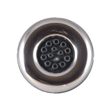 Jet Internal, Waterway Poly Storm, Multi-Massage, 4" Face, Smooth, Dark Silver/Stainless : 212-8299-DSGS