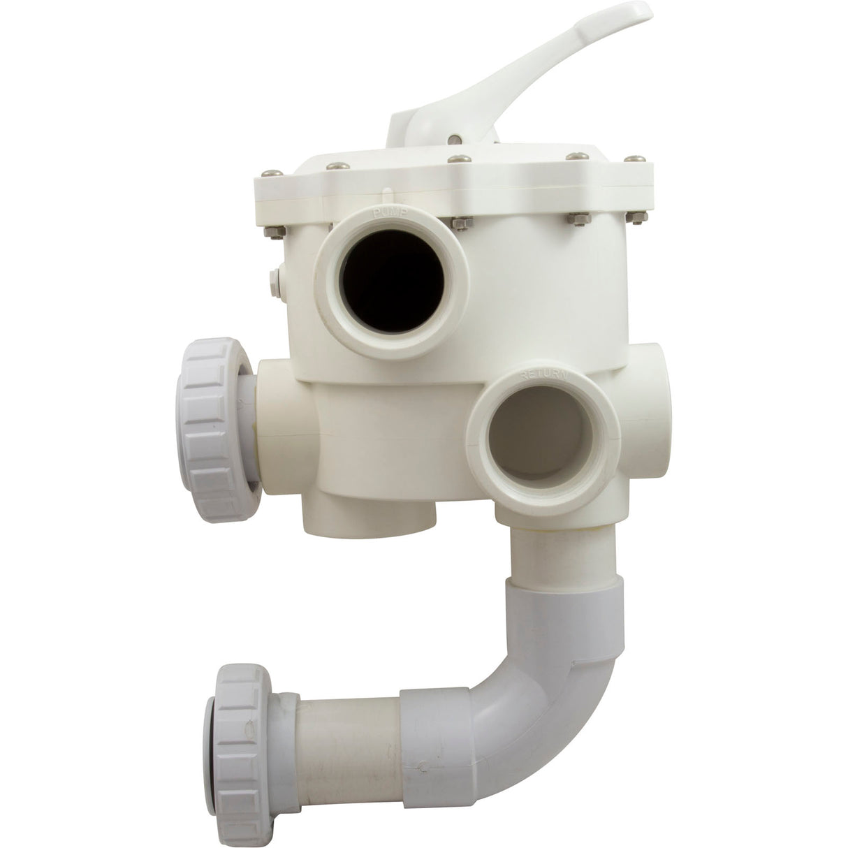 Multi-Port 2In Fpt Valve White S/M Sand : 27505-200-000 - Custom Molded Products - 27505-200-000 - PartsForSpas.com