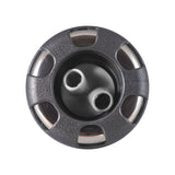 Jet Internal, Waterway Poly Storm II, Fixed, 3-3/8" Face, 6-Spoke, Dark Silver/Gray/Stainless : 212-3239DSG-7S