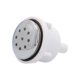 Air Injector, Waterway Top-Flo Straight, 3/8" Barb, Stainless Steel : 670-2390