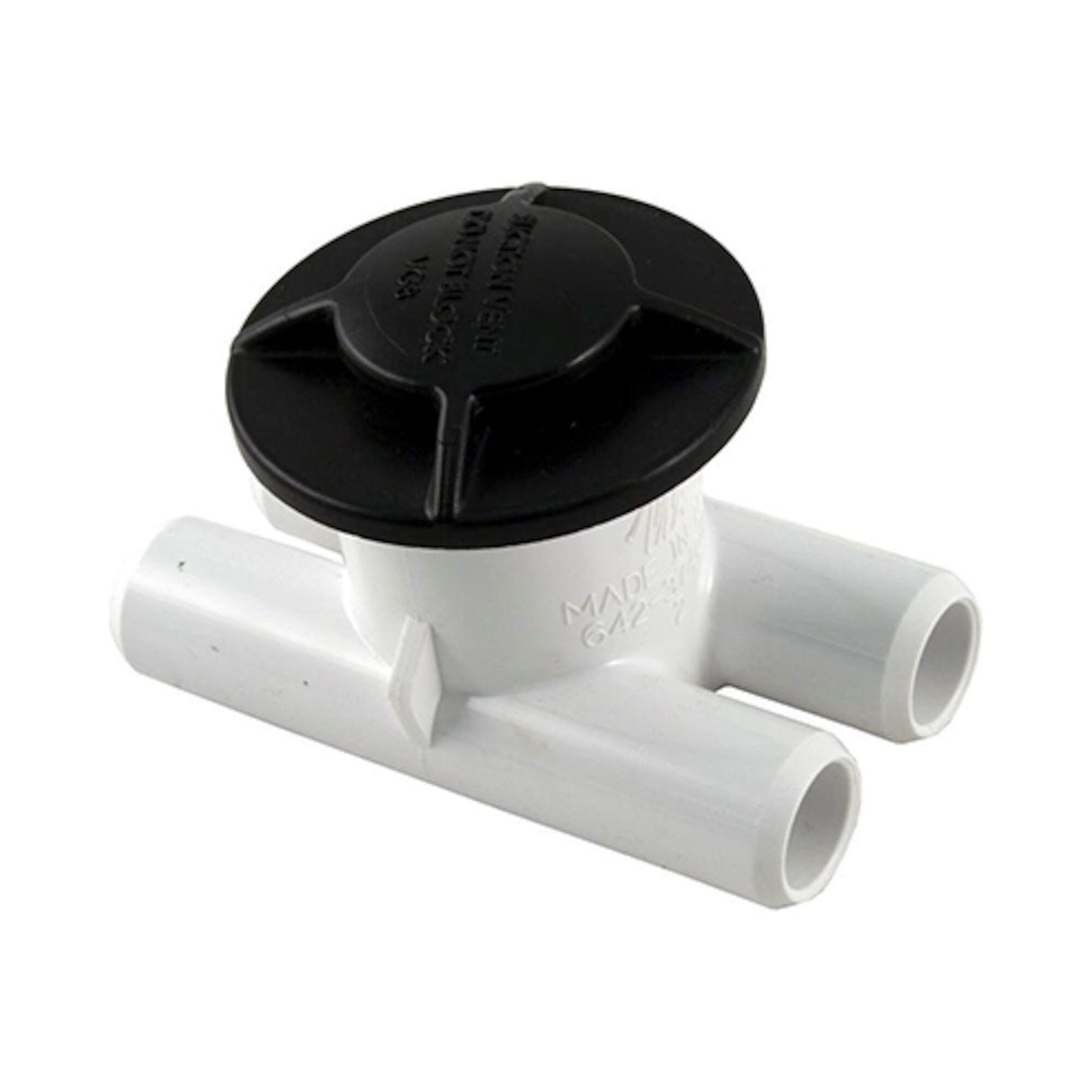 Spa Vent Vacuum Break Inlet,3/4"SB,WATERW,232GPM,Black : 640-3751V