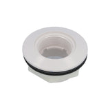 Wall Fitting, Return, Waterway, 1-1/2"FPT x 1-1/2"S w/Nut, Gasket, White : 400-9150