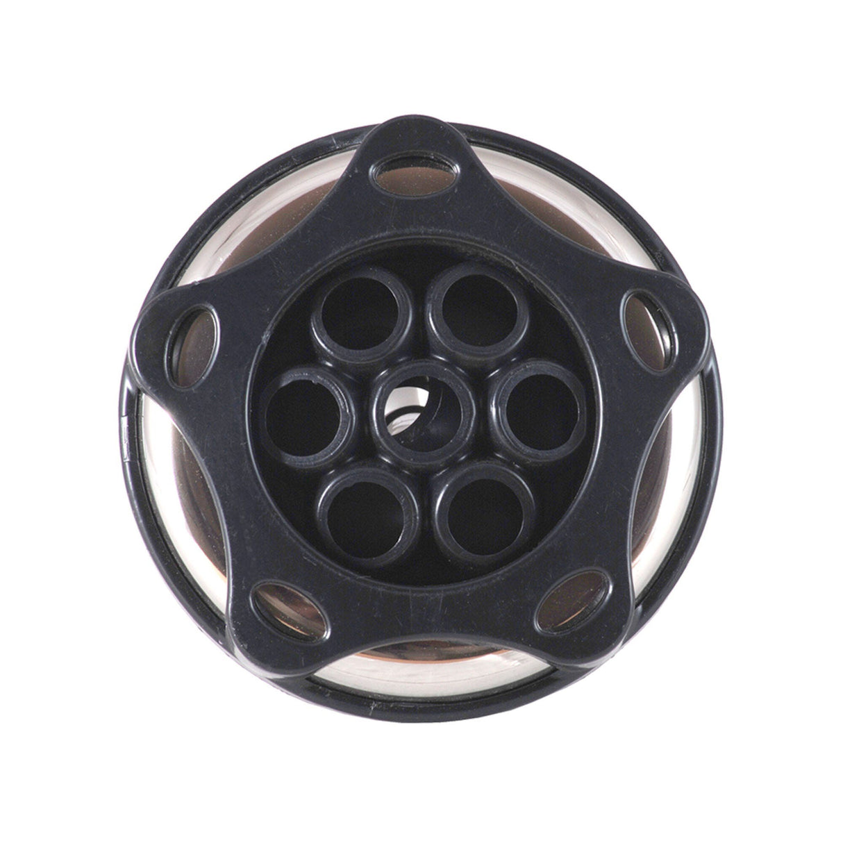 Jet Internal, Waterway Poly Storm, Massage, 3-3/8" Face, Smooth, Black/Stainless : 212-3281S