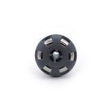 Jet Internal, Waterway Cluster Storm, 2-1/4" Face, 6-Spoke, Rifled, Gray w/ Stainless Escutcheon : 212-0137S