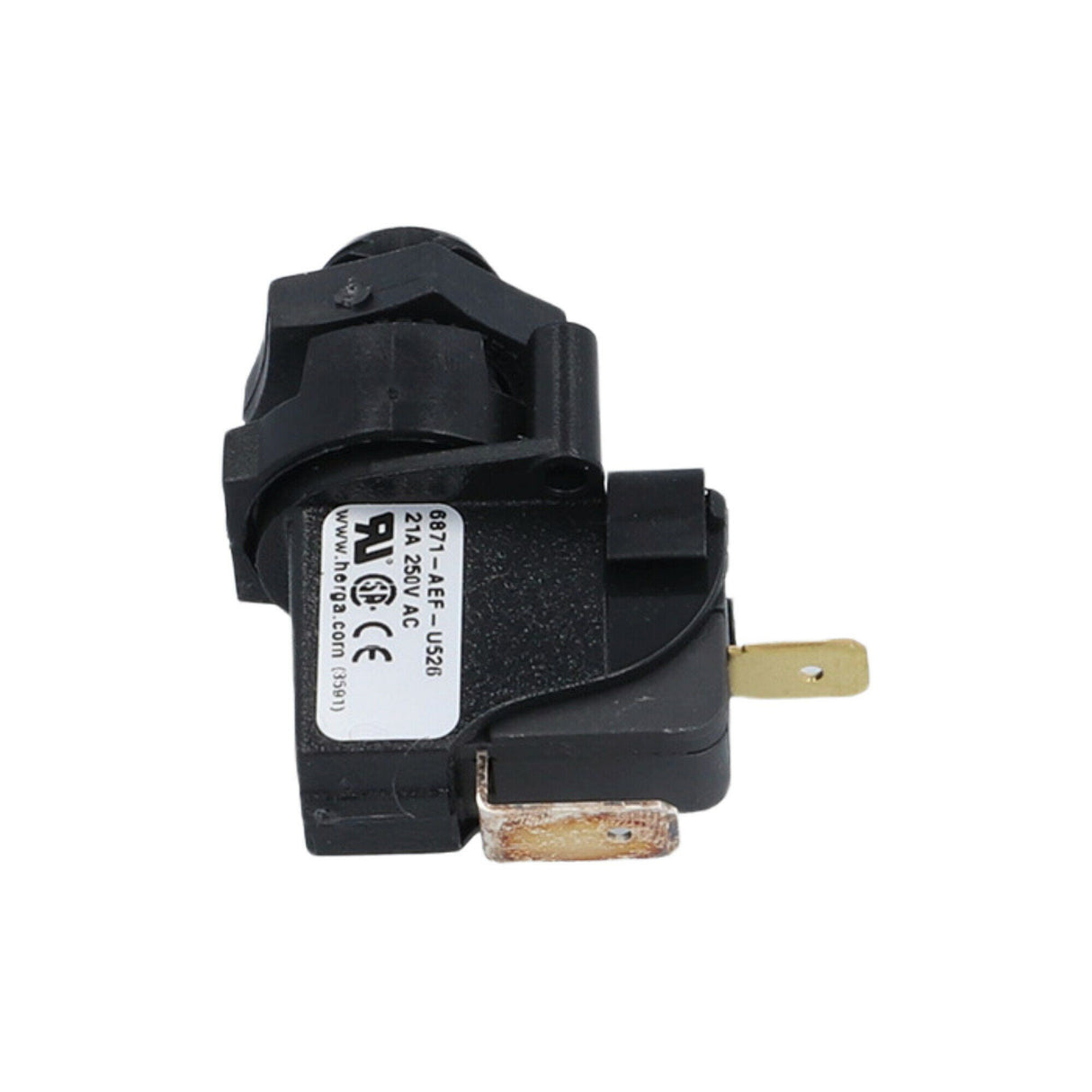 Air Switch, Herga, Latching, SPDT, 20A, Center Spout : 6871-AEF-U526