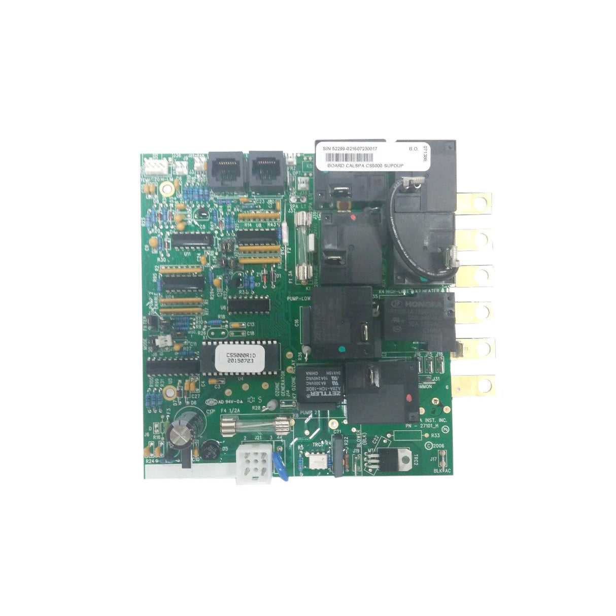 PCB,CAL SPA,CS7000R2BalboaEL2000M3P1-P2-P3-BL-CIRC : ELE09100211