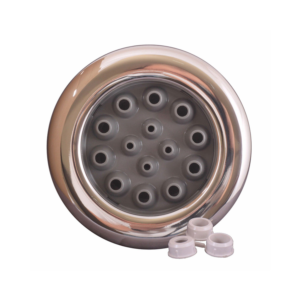 Jet Assembly, Waterway Master Massage, Adjustable, 7" Face w/ Metal Escutcheon : 210-7157S