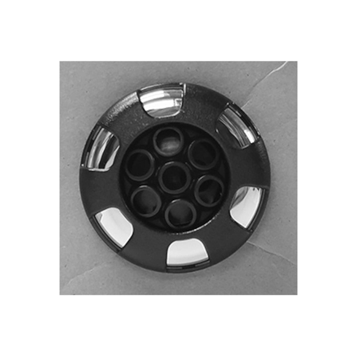 Jet, Mini Storm, Threaded, Massage, Black/Ss Trim, 6-Spoke Esc : 14718