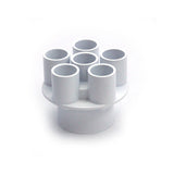 Manifold, PVC, Waterway, 2"S x 6 3/4"S Ports : 672-4260
