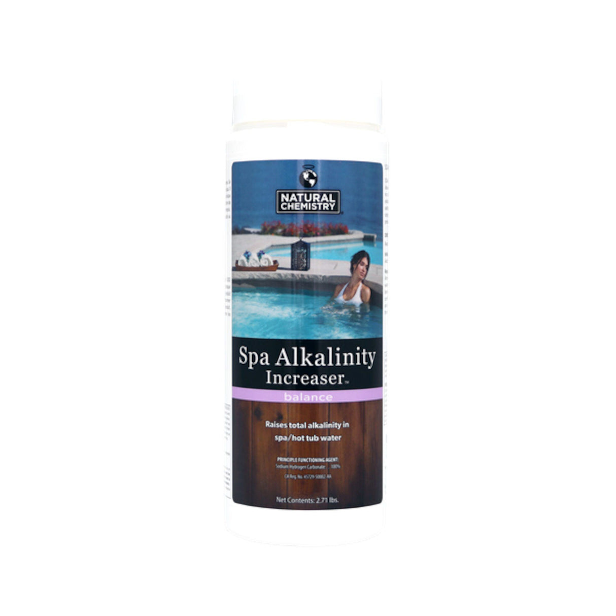Water Care, Natural Chemistry, Alkalinity Increaser, 2.71lb Bottle : 04104