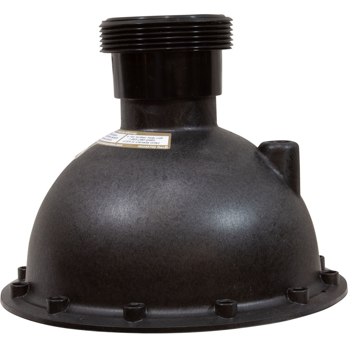Zodiac Top Housing With Threaded Union Adapter For 5-9-2200 : 3-9-211 - Zodiac - 738919070424 - PartsForSpas.com