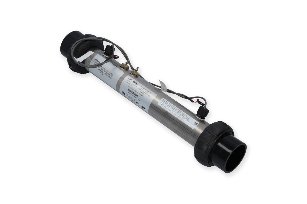 Heater Assembly, Balboa M7, SUV/2000LE, 4.0kW, 230V, 2" x 15"Long, w/2 Sensors : 58031