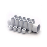 Manifold, PVC, Waterway, 1-1/2"S x 1-1/2"Spg x 10 1/2"S Ports w/ 4 Plugs : 672-4630