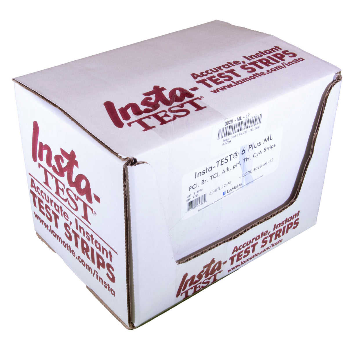 Insta-Test 6 Plus (12-Pk) , 50/btl, 12/pk : 3028-ML-12 - Lamotte - 637395447280 - PartsForSpas.com
