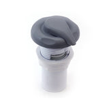 Air Control, CMP Top Access, 1"Slip, 5 Scallop, Textured, Gray : 25090-019