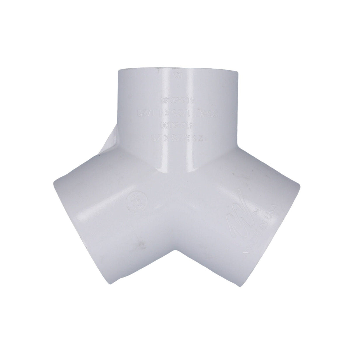 Fitting, PVC, Slip Wye, 120°, 2"S x 2"S x 2"S : 413-5080
