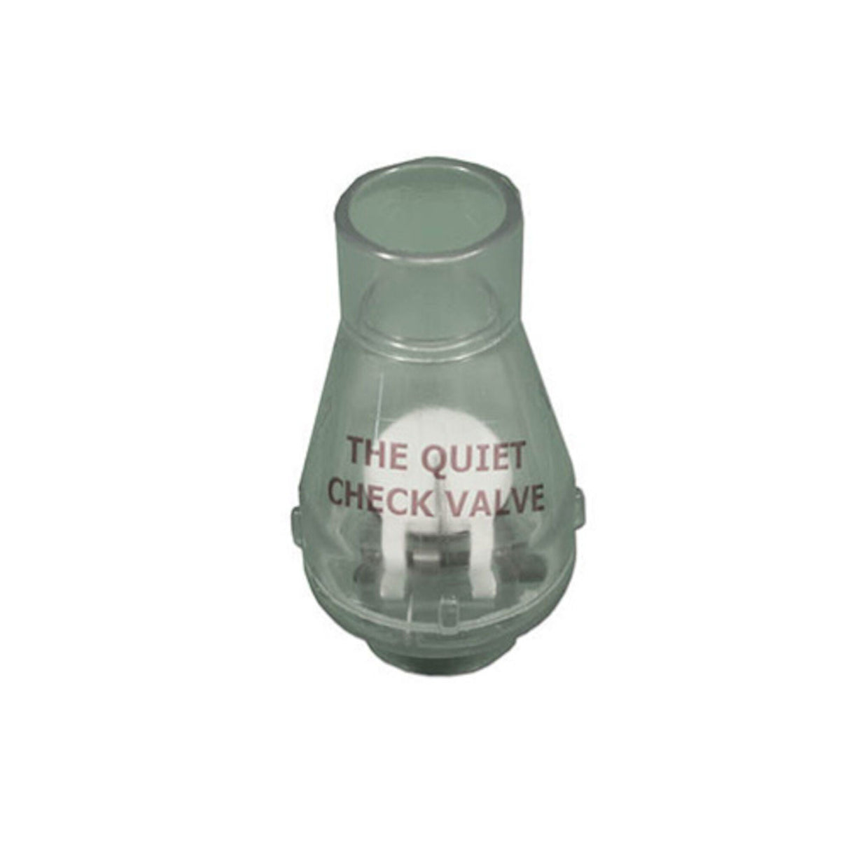Check Valve, Magic, 1/2lb Spring, 1"S x 1"S, Clear : 0821-10C