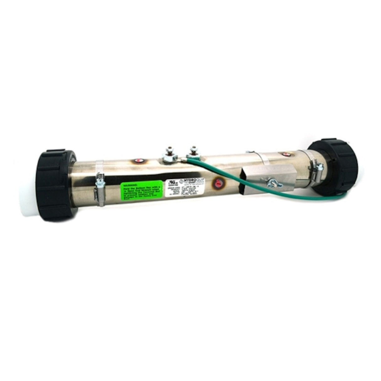 Heater Assembly, HydroQuip, Flo-Thru, 4.0Kw, 230V, 15" Long : 27-J0519-5S-K