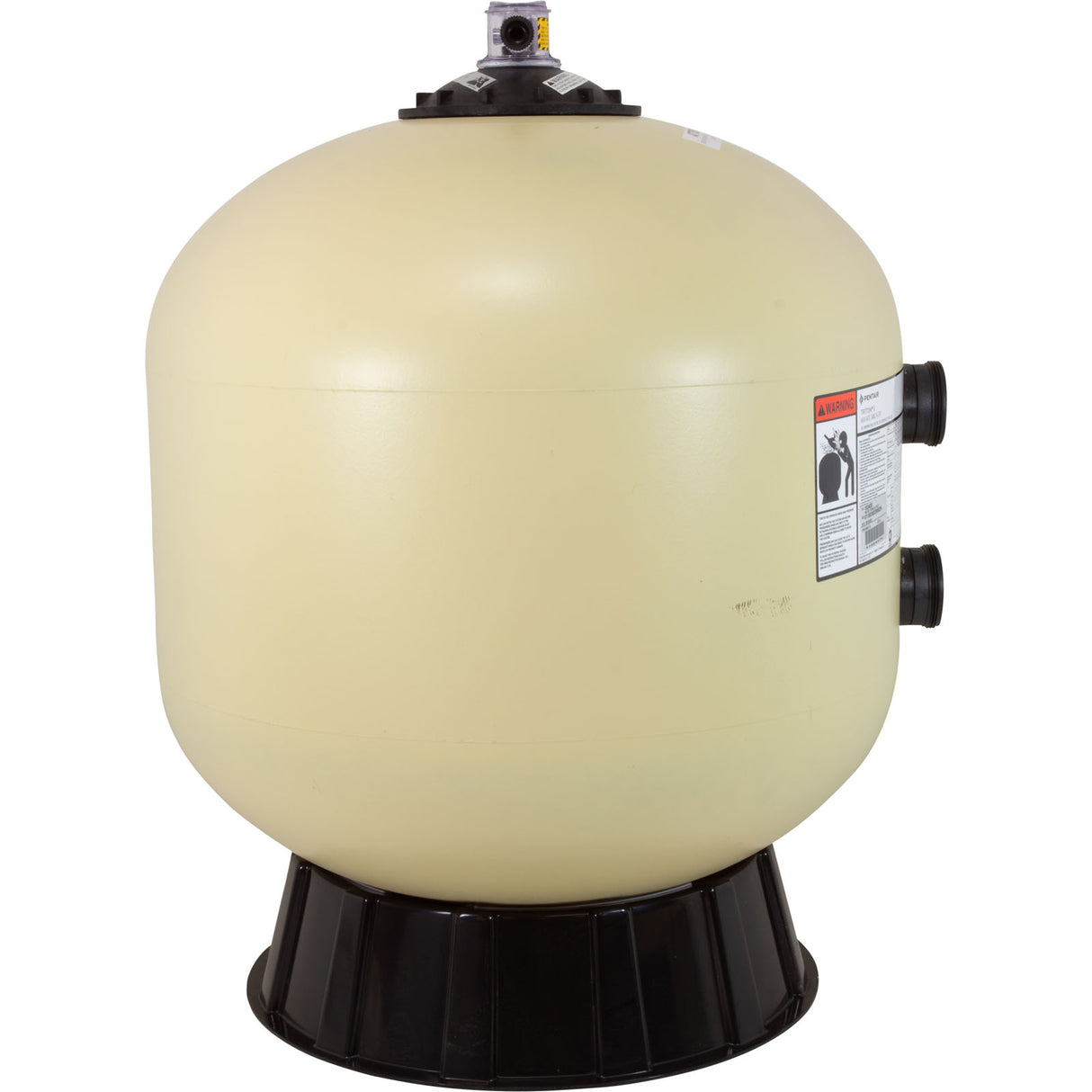 Filter Tank, Pentair TR100C, w/Foot Assy, Black : 153430 - Pentair - 153430 - PartsForSpas.com