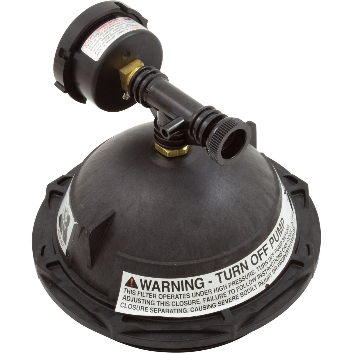 Tank Lid Kit, Pentair Triton II, 6" mbt, Black : 154641Z