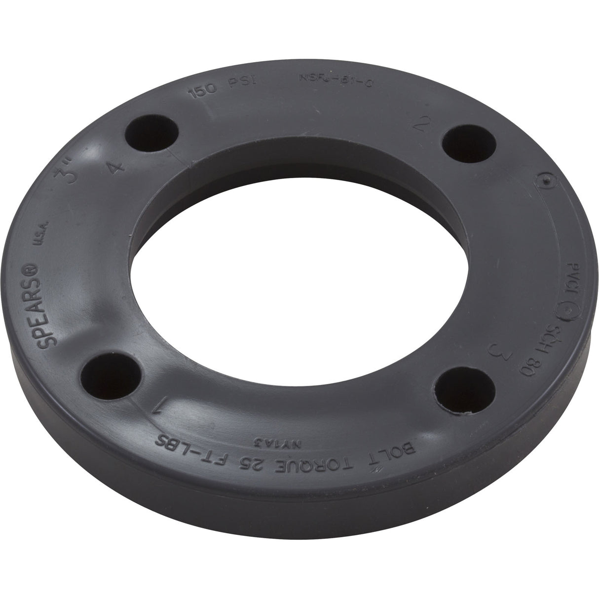 Flange, Pentair TR100C/140C, 3", 2 Required : 154003Z - Pentair - 788379914684 - PartsForSpas.com