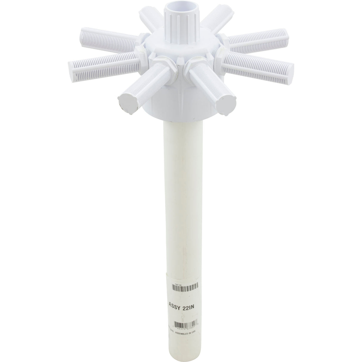 Standpipe Assy, Pent Am Prod Eclipse TM, 22", w/Laterals : 55027700 - American Products/Pentair - 55027700 - PartsForSpas.com